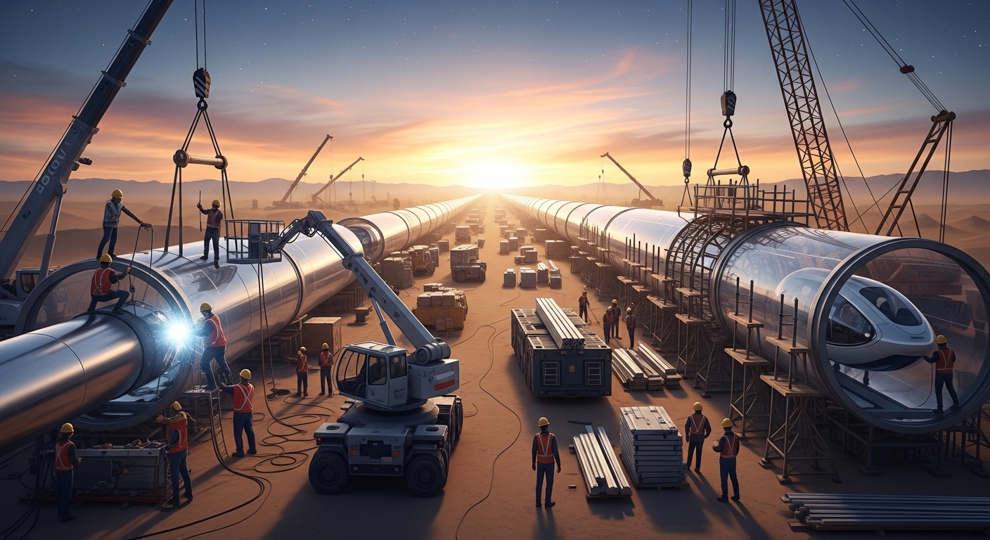 Hyperloop: Balapan Membangun Pipa Vakum Transportasi Generasi Berikutnya